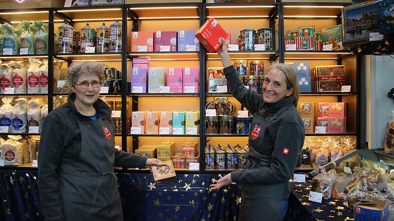 Die beiden Mitarbeiterinnen bei Schmidt Lebkuchen, Koch und Eckert-Louw