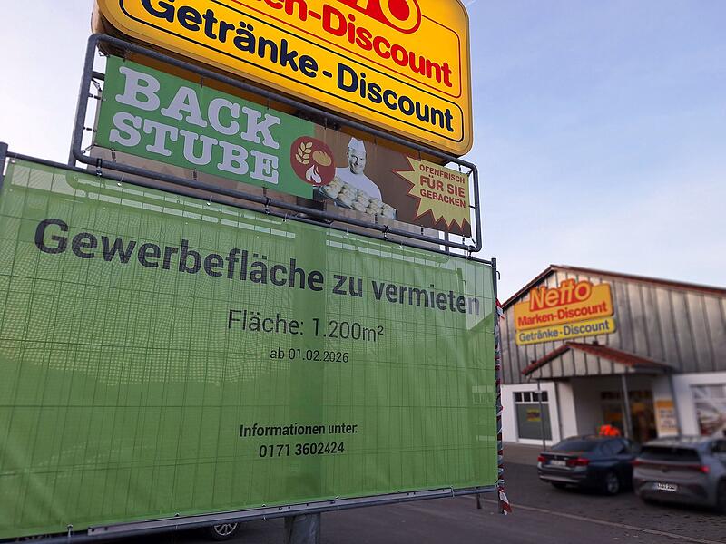Der Netto-Markt in Bischberg schließt. Aktuell wird ein Nachfolger für die Ladenfläche gesucht.