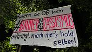 Mysteri&ouml;ses Banner auf dem AnnafestForchheim & Fr&auml;nkische Schweiz
