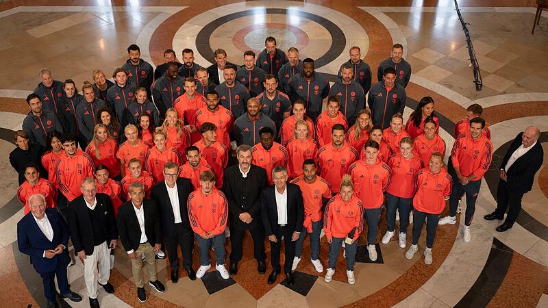 Empfang FC Bayern München in Staatskanzlei