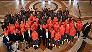 Empfang FC Bayern München in Staatskanzlei