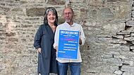 Anja Heide und Charlie Friedel feiern 30 Jahre Netzwerk f&uuml;r Soziale Dienste.
