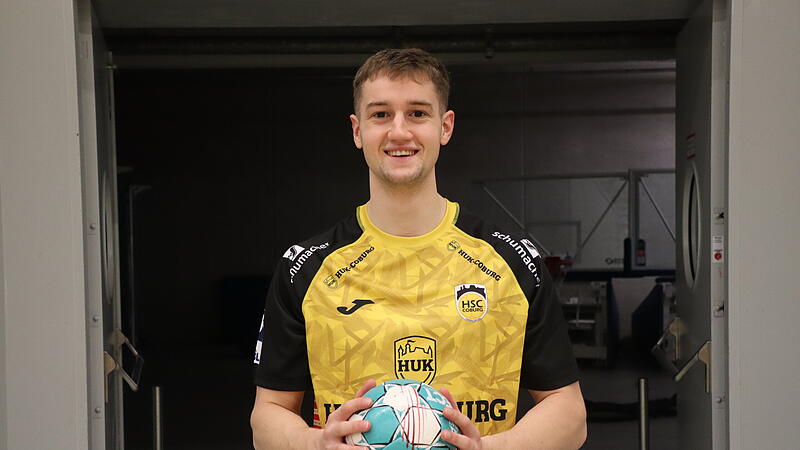 Marin Lisac im Trikot des HSC Coburg.