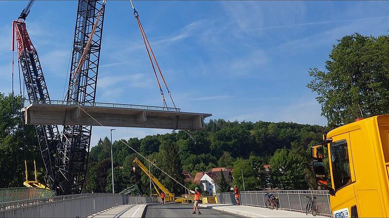 Abriss Buger Br&uuml;cke Bamberg