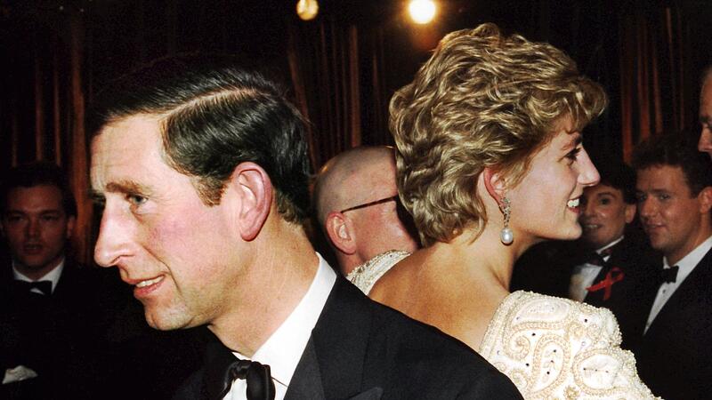Der damalige Prinz Charles und Diana Der damalige Prinz Charles und Diana