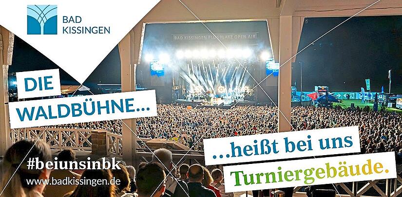 Das Turniergebäude in Bad Kissingen ist ein neues Motiv im Rahmen von Bad Kissingens Standortkampagne #beiunsinbk.Ben Kiesel Das Turniergebäude in Bad Kissingen ist ein neues Motiv im Rahmen von Bad Kissingens Standortkampagne #beiunsinbk.Ben Kiesel