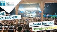 Das Turniergeb&auml;ude in Bad Kissingen ist ein neues Motiv im Rahmen von Bad Kissingens Standortkampagne #beiunsinbk.Ben Kiesel