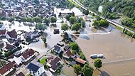 Hochwasser in Bayern - Reichertshofen Hochwasser in Bayern - Reichertshofen