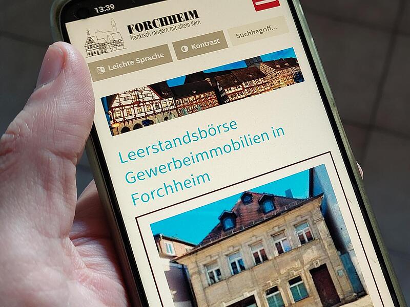 Mit der Leerstandb&ouml;rse will die Stadt helfen, die leeren Fenster in Forchheims Innenstadt mit Leben zu f&uuml;llen.Forchheim & Fr&auml;nkische Schweiz