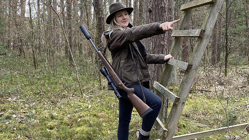 Theresa Pregartner bejagt ein Revier bei  Möhrendorf. Für die Sparkassenfachwirtin ist ihr Hobby eine willkommene Abwechslung zum Beruf.