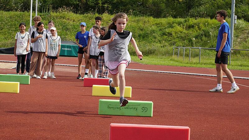 Corinna Herrmann (GS KT-Siedlung) und ihr Team "Wei&szlig;".