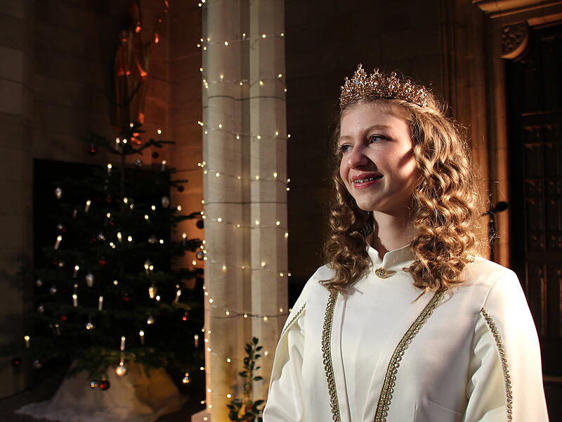 Penelope K&uuml;hne aus Weidach ist das neue Coburger Christkind