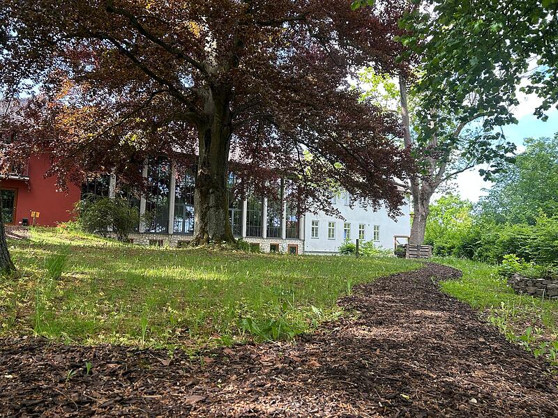 Der neue Contakt-Garten befindet sich direkt am Haus Contakt in Coburg.