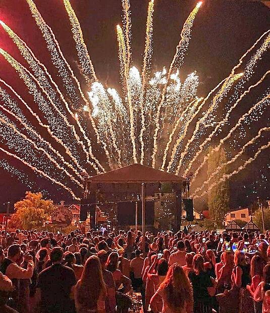 Das große Abschlussfeuerwerk darf natürlich nicht fehlen. PR Das große Abschlussfeuerwerk darf natürlich nicht fehlen. PR