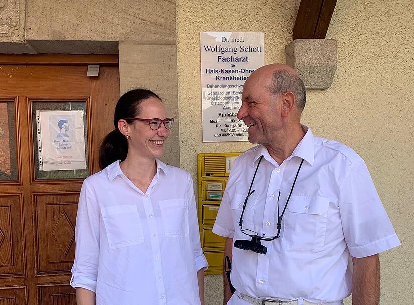 Praxisübergabe in Knonach: HNO-Arzt Wolfang Schott hört auf