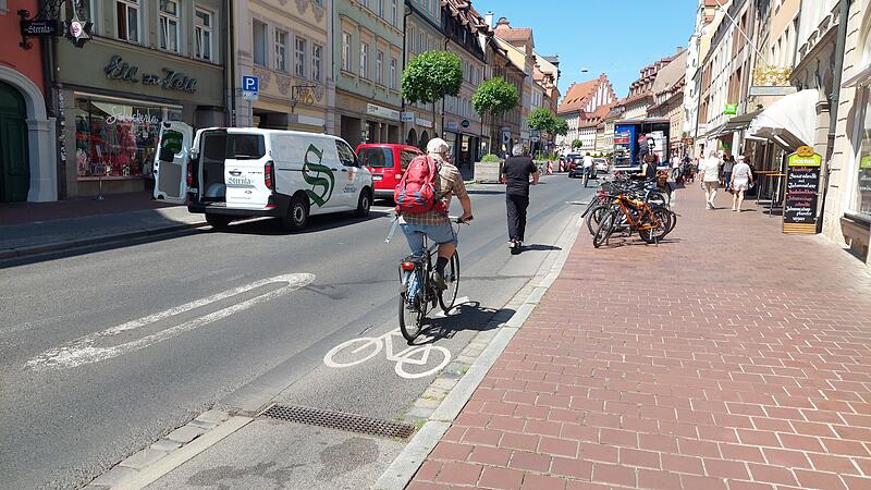 Lange Straße Bamberg Radweg Lange Straße Bamberg Radweg