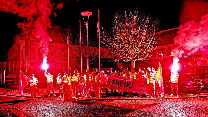 Deutsche See Fischmanufaktur streikt in Hallstadt im Januar 2026