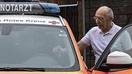 Dr. Erich Martin aus Bischofsheim in der Rhön beklagt die schlechte Versorgung mit Notärzten in der Rhön. Er ist seit 39 Jahren als Notfallmediziner unterwegs.