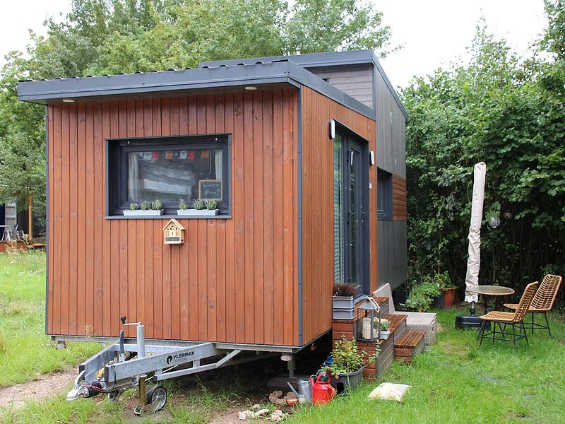 Ein Blick auf Antje Wolfs Tiny House.