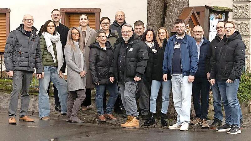 Die Kandidaten der Wählergemeinschaft Schlammersdorf. Die Kandidaten der Wählergemeinschaft Schlammersdorf.
