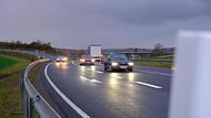 Die Autobahnabfahrt der A71 zwischen M&uuml;nnerstadt und Burglauer ist immer wieder Schauplatz von Unf&auml;llen. Das Einf&auml;deln in den Bundesstra&szlig;enverkehr ist nicht immer problemlos.