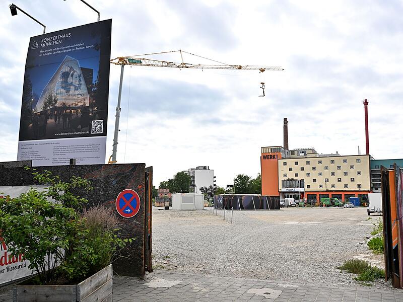 Bauplatz des neuen M&uuml;nchner Konzerthauses
