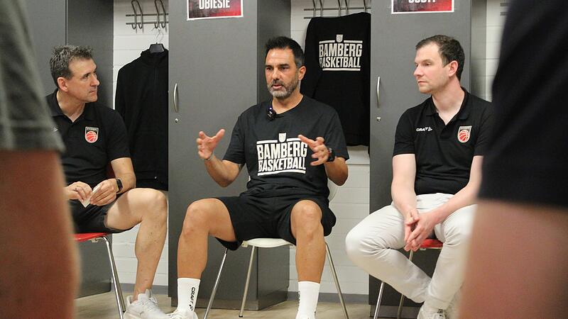 Die Bamberg Baskets haben zu einem Locker Room Talk mit ihrem neuen Coach Jes&uacute;s Ram&iacute;rez geladen.