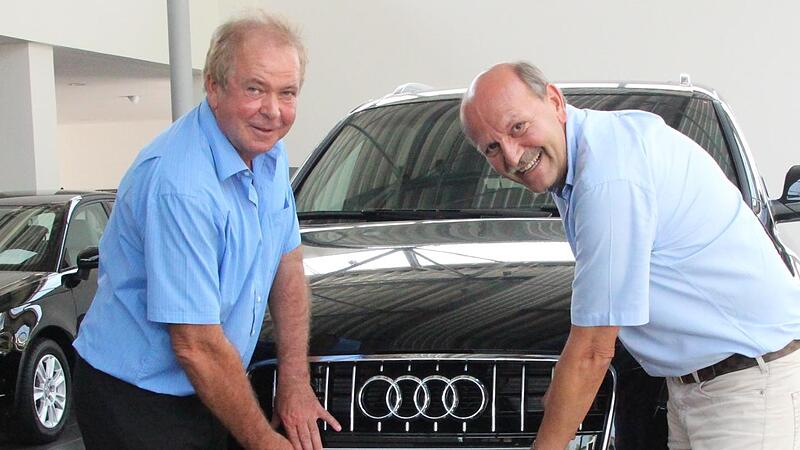 2013 &uuml;bernahmen Gelder & Sorg &ndash; hier die Gesch&auml;ftsf&uuml;hrer Rainer Hart (links) und Norbert Sorg die Autohaus-K&ouml;nig-Niederlassungen in Coburg. Das Gemeinschaftsunternehmen setzt weiter auf Wachstum.