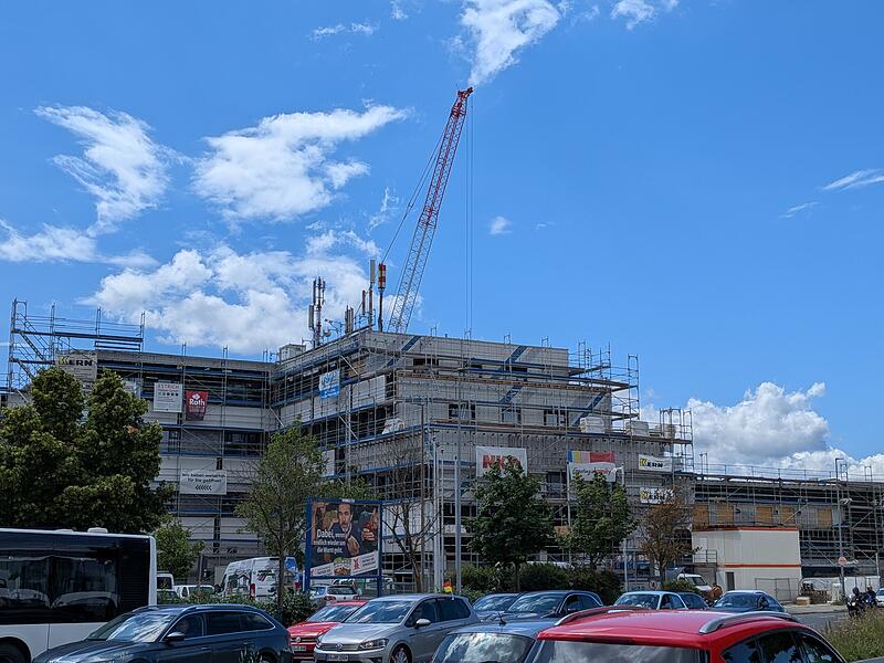 Baustelle Mainfranken-Center Bamberg