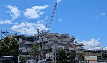 Baustelle Mainfranken-Center Bamberg
