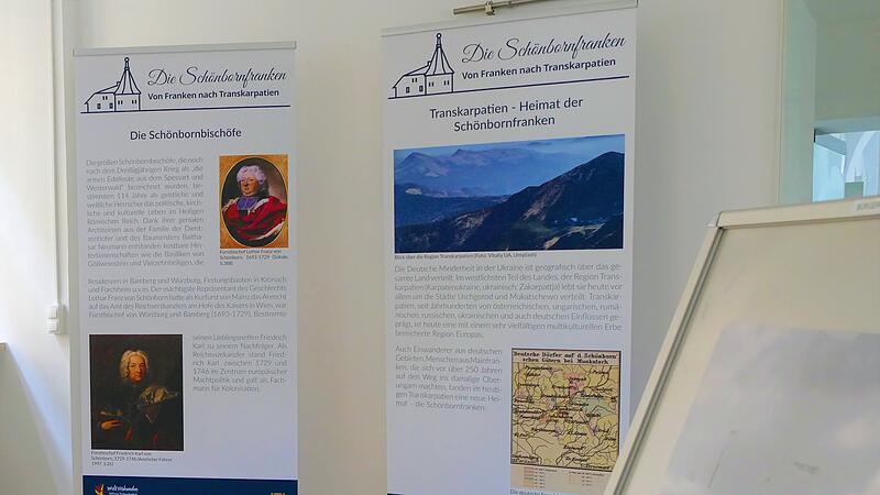 Das Schicksal der Sch&ouml;nbornfranken in der Ukraine thematisiert eine Ausstellung im Rathaus am Maxplatz in Bamberg.