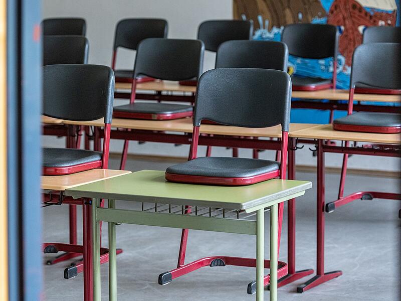 Leeres Klassenzimmer