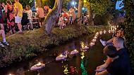 Jedes Jahr aufs Neue ein besonderer Abend für Groß und Klein: Das Parkfest "Sinn in Flammen" in Bad Brückenau.