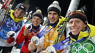 Deutsche Biathlon-Staffel von Sotschi 2014 Deutsche Biathlon-Staffel von Sotschi 2014