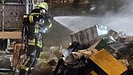 Der Feuerwehr gelang es schnell, den Brand zu löschen.
