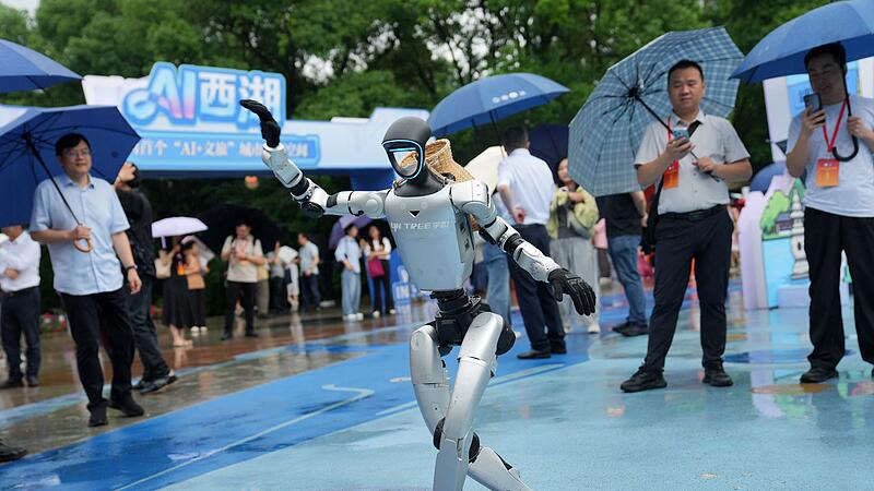 KI-Ausstellung am Westsee in Hangzhou KI-Ausstellung am Westsee in Hangzhou