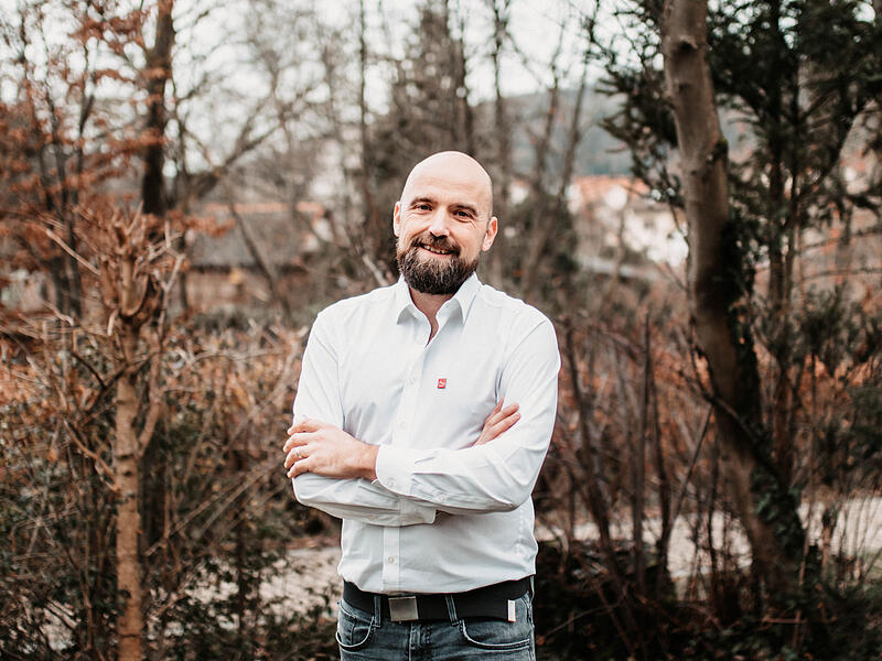 Matthias Helld&ouml;rfer arbeitet bei der Tourismuszentrale Fr&auml;nkische Schweiz.