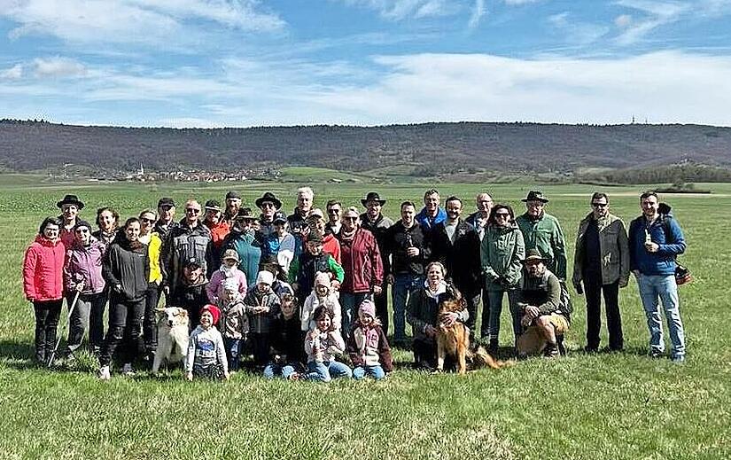 Alt und Jung waren von der Wanderung begeistert.