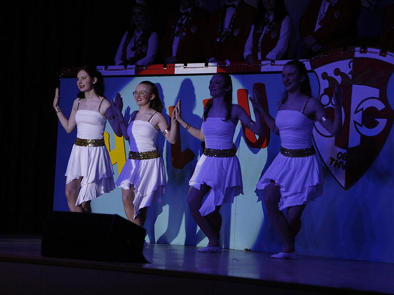 Die Showgiganten brachten ihren Tanz zum Thema Chaos im Olymp auf die B&uuml;hne.