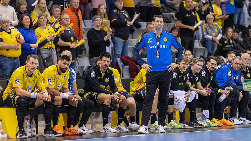 Anel Mahmutefendic hofft auf einen erneuten Sieg seines HSC Coburg - am Freitagabend spielt man in Ferndorf.