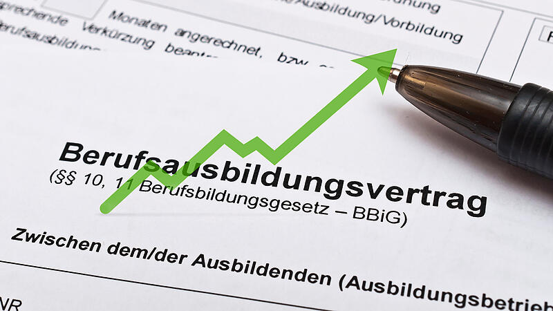 Zahl der Ausbildungsvertrag-Neueintragungen auf Vor-Corona-Niveau