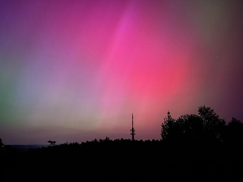 Polarlichter über Kronach 2024Polarlichter über Kronach