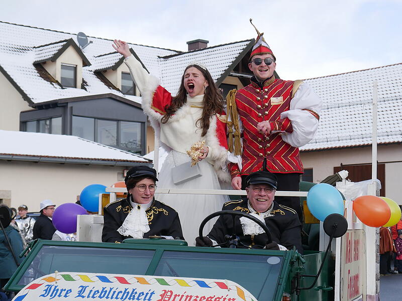 Faschingsumzug in Waldfenster.
