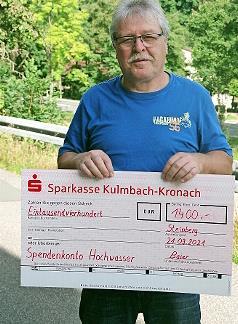 Bei einer Spendenaktion kamen stolze 1400 Euro zusammen, wofür der Initiator Johannes Baier allen Spendern herzlich dankt.