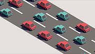 Illustration Stau