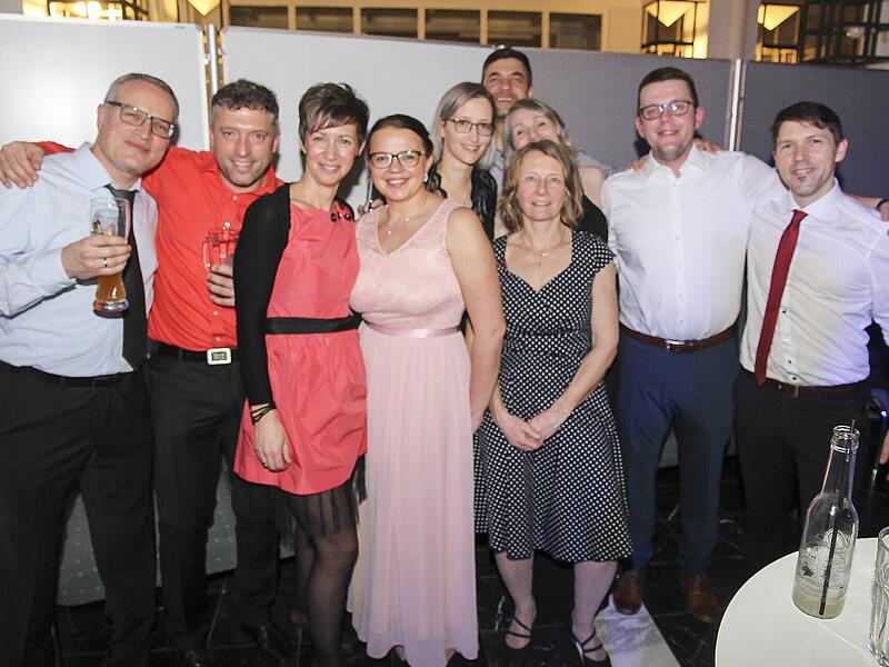 Beim Bauernball in der Kulmbacher Stadthalle tanzten und feierten die Gäste bis tief in die Nacht.2023 Kulmbacher Bauernball