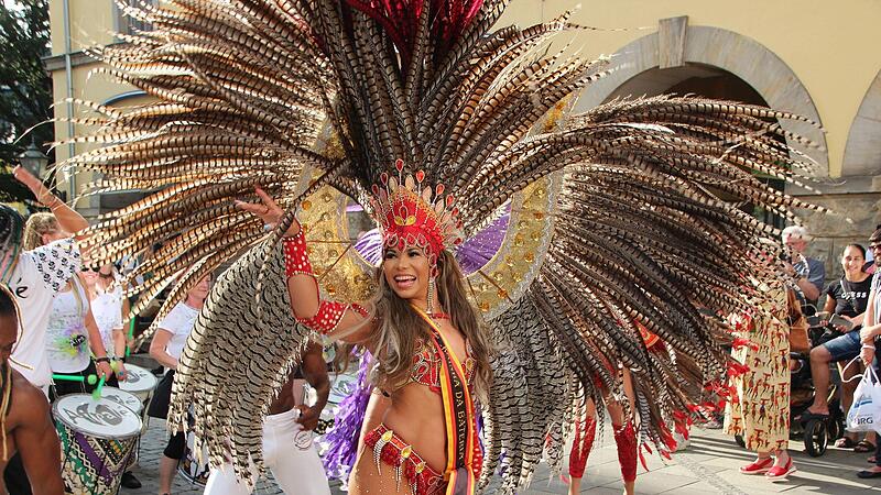 Samba-Festival 2023 in Coburg: Am Donnerstag gab es bei einem Pre-Opening bereits einen Vorgeschmack auf die kommenden Tage.