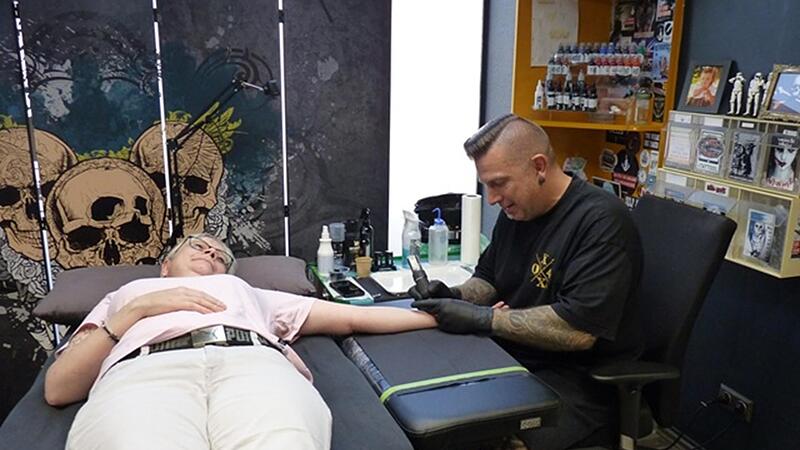 Für viele Teilnehmer war das Tattoo der „TwinWin“- Aktion mit vielen Emotionen verbunden.