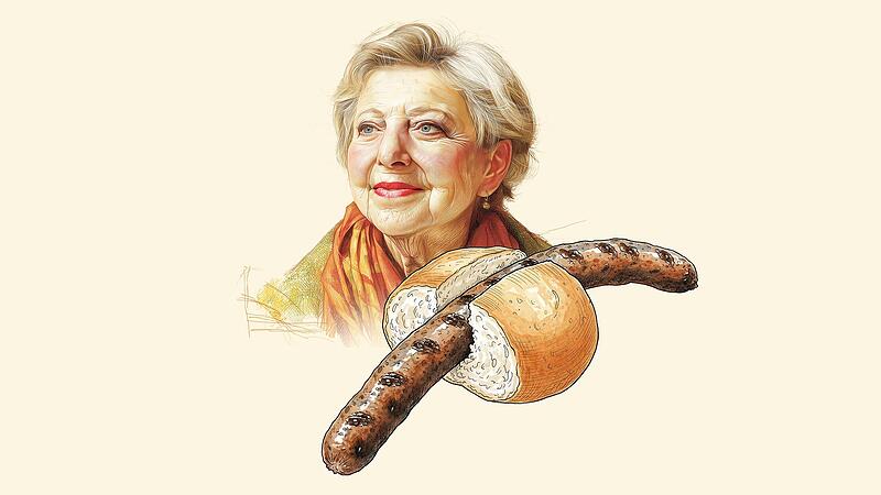 Bei einem Besuch im Coburger Land lernte Marie-Luise Marjan jetzt auch die Coburger Bratwurst kennen. Die Schauspielerin wurde vor allem durch ihre Rolle der Mutter Beimer in der ARD-Serie Lindenstraße berühmt.