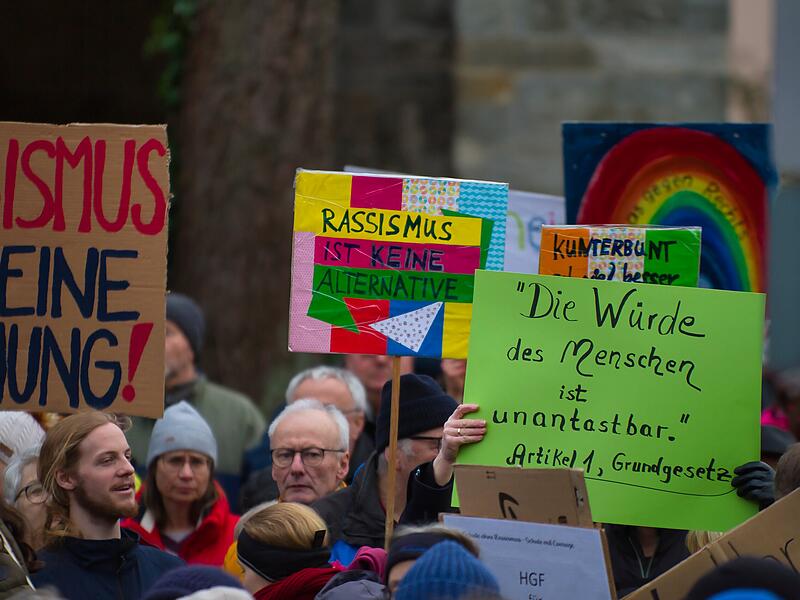 Demo f&uuml;r Demokratie in ForchheimDemo f&uuml;r Demokratie in Forchheim
